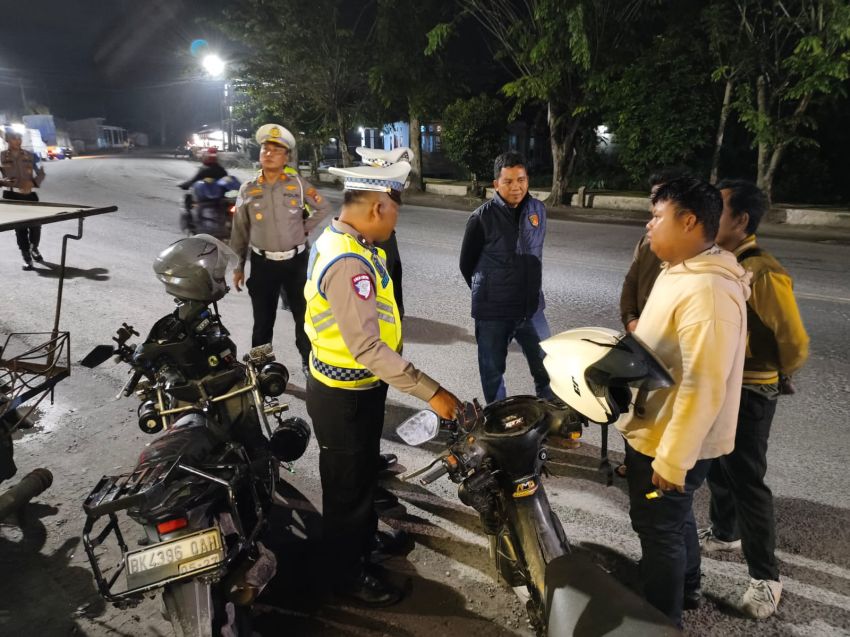 Ciptakan Kamtibmas, Satlantas Polres Tanjungbalai Gelar Kegiatan Polantas Menyapa