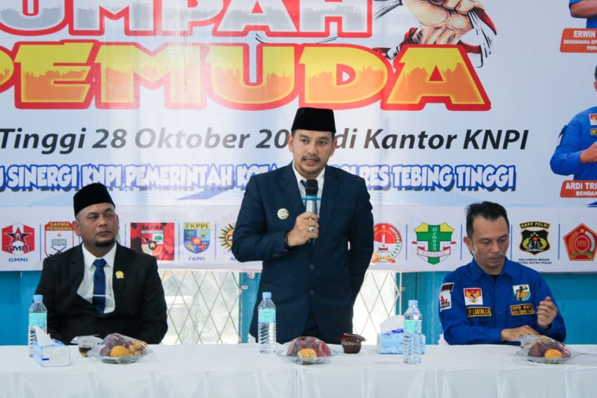 Wali Kota Tebingtinggi Ajak Pemuda Jaga Kondusivitas dan Bersinergi