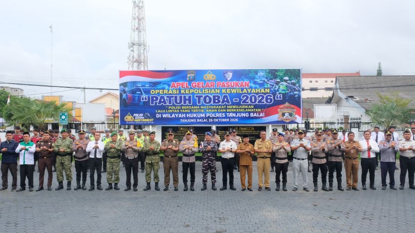 Polres Tanjungbalai Gelar Operasi Patuh Toba 2026 Selama 14 Hari
