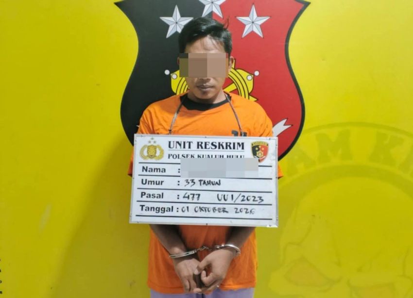 Karyawan RS Tiga Bersaudara Kampung Pajak Ditangkap Terkait Dugaan Curat Rp13,3 Juta di Labura