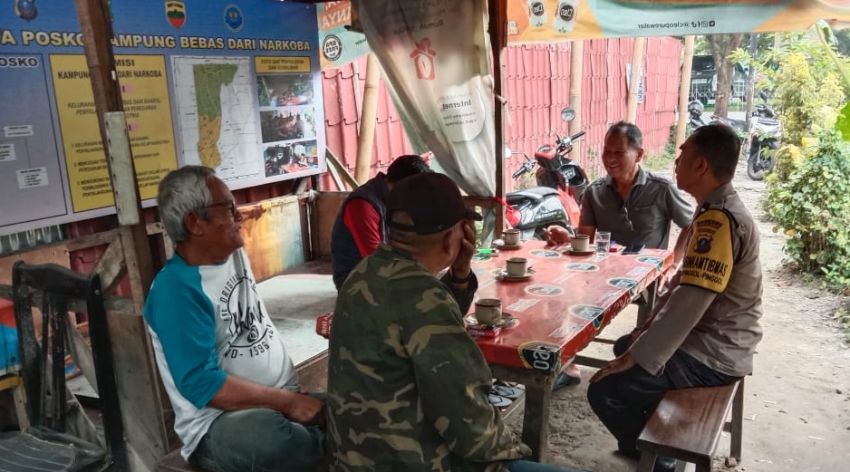 Polsek Siantar Barat Ajak Warga Jalan Jawa Perangi Narkoba