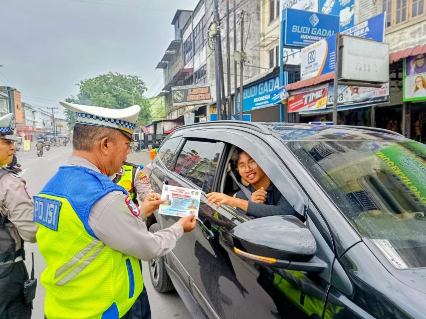 OPT 2026, Satlantas Polres Belawan Edukasi Keselamatan Berlalulintas