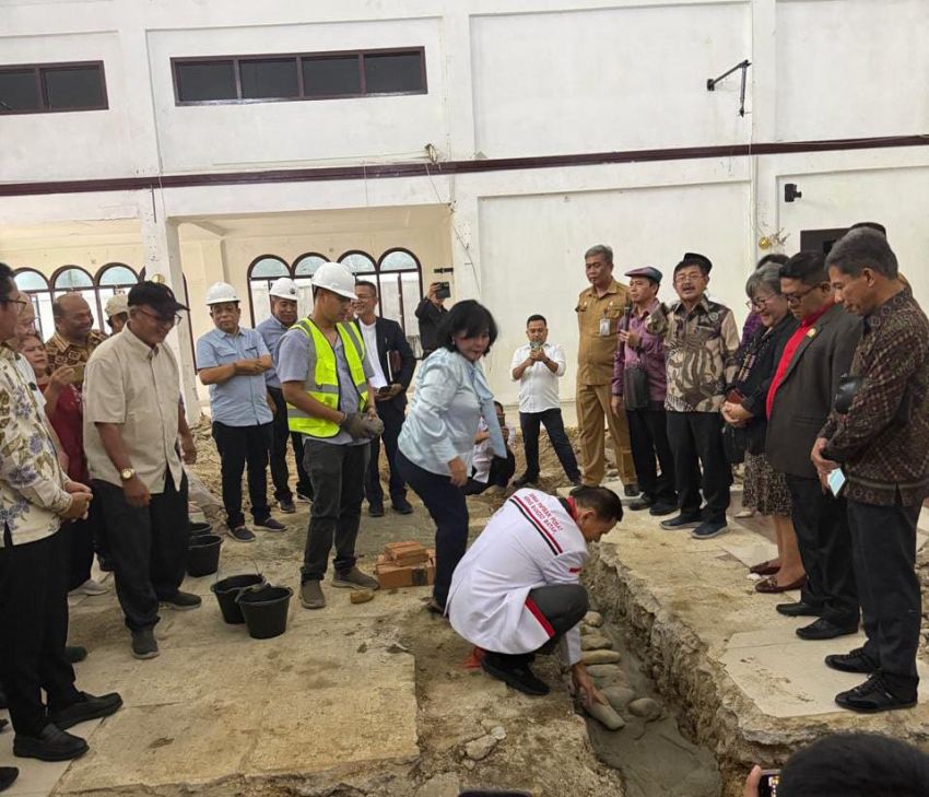 Revitalisasi Chapel USU Dimulai Ditandai Peletakan Batu Pertama, Dua Tokoh Batak Harap Jadi Tempat Ibadah Lebih Baik