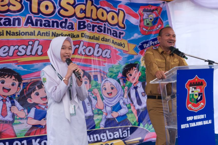 Wali Kota Tanjungbalai dan BNN Ajak 350 Pelajar Perangi Narkoba Lewat Ananda Bersinar