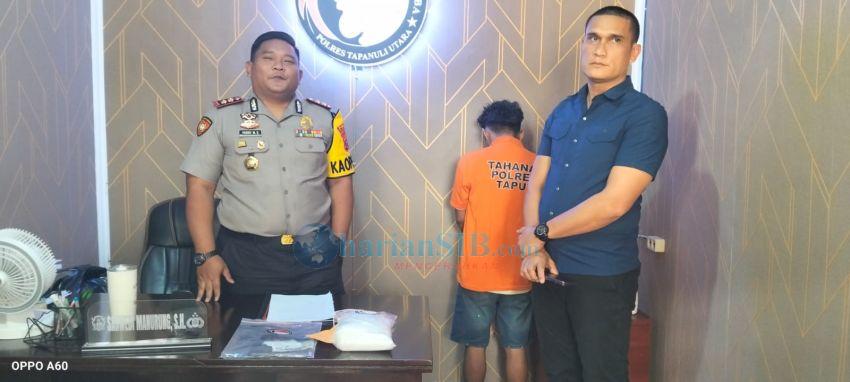 Polres Taput Gagalkan Penyelundupan 1,05 Kg Sabu di Bandara Silangit