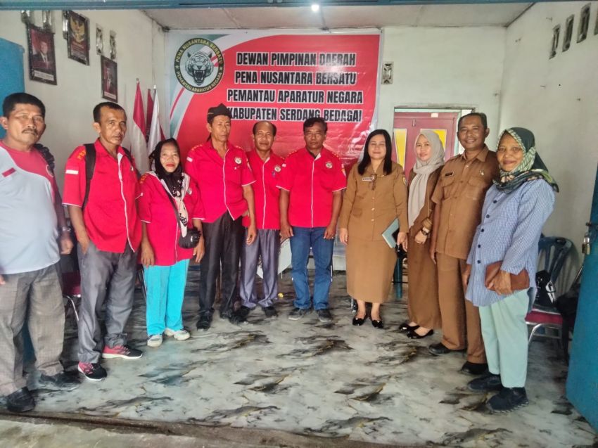 Kesbangpol Sergai Tinjau Kantor DPD Pena Nusantara Bersatu