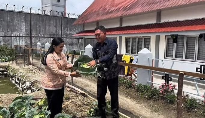 Rutan Kelas IIB Humbahas Gandeng Dharma Wanita Perkuat Ketahanan Pangan