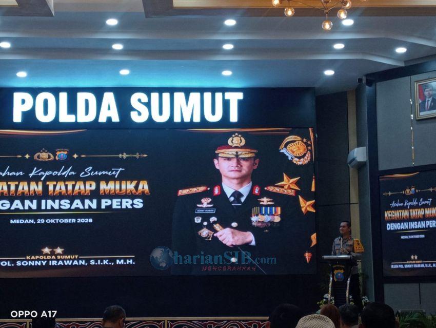 Tatap Muka dengan Insan Pers, Kapolda Sumut Tegaskan 4 Program Prioritas 100 Hari