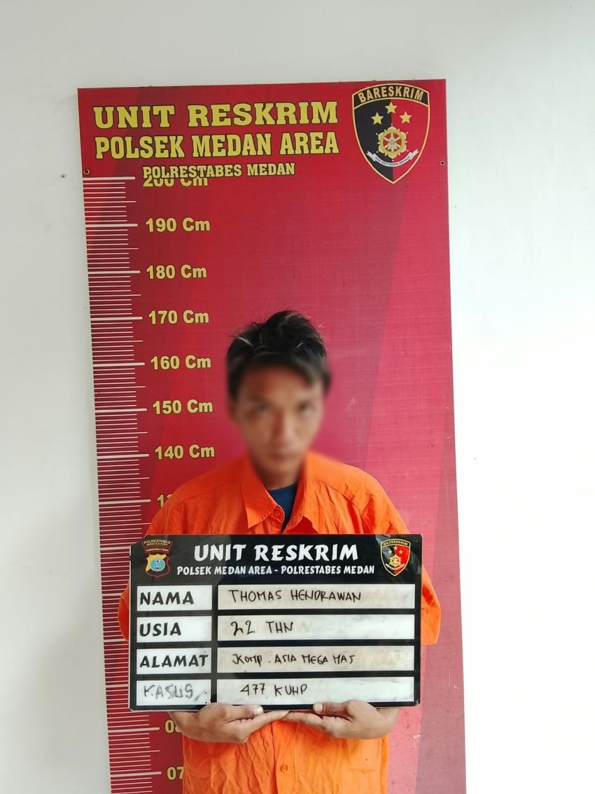 Bobol Toko Grosir di Medan Area, Pria 22 Tahun Ditangkap di Tembung