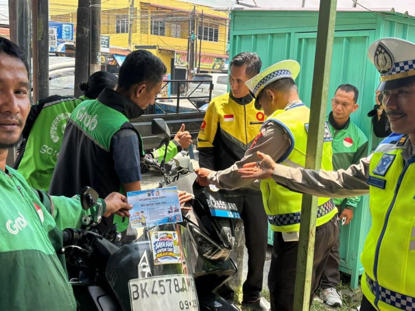 Operasi Patuh Toba 2026, Polda Sumut Gandeng Komunitas Ojol Jadi Pelopor Tertib Lalin