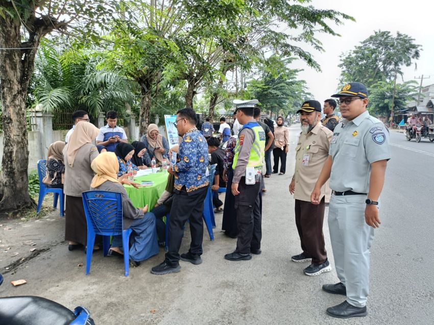 Operasi Pajak Kendaraan di Tanjungbalai, 19 Pengendara Bayar di Lokasi