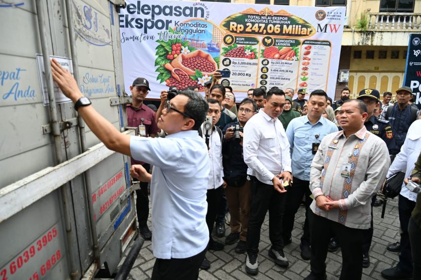 Ekspor Komoditas Sumut Rp258,9 Miliar Dilepas ke Pasar Internasional
