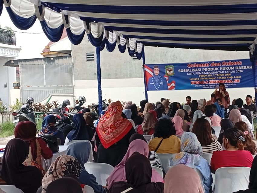 DPRD Pematangsiantar Sosialisasikan Perda Perlindungan Tenaga Kerja Lokal, Pengangguran Capai 12 Ribu